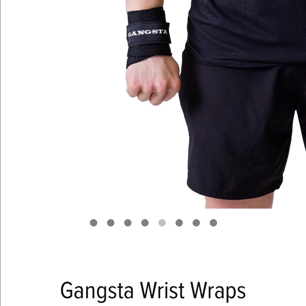 Gangsta wrist wraps - weightlifting, powerlifting
